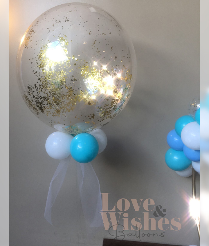 Gold-leaf-clear-balloons