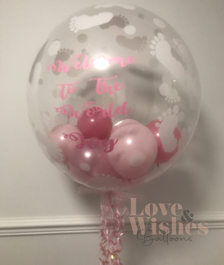 Welcome-baby-footprint-balloon